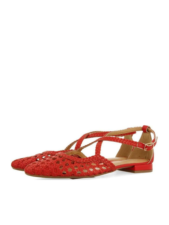 Gioseppo Women's Ballerina Shoes in Red Color