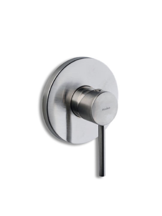 Viospiral Built-in Faucet Mixer for Shower Inox Gray
