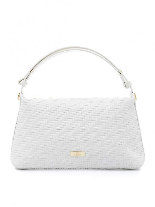 Damen Schultertasche Weiß