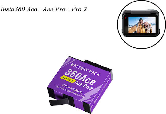Baterie Li-ion Insta360 Ace Ace Pro Pro 2 2400mAh 3.89V A-c-p