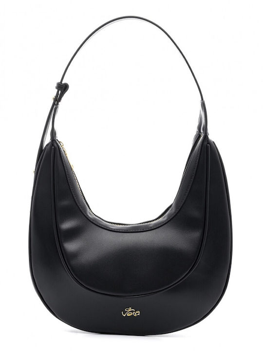 Veta Veta Damen Schultertasche Schwarz