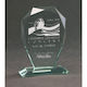 Engraved Glass Trophy Case