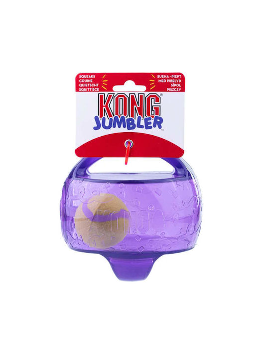 Kong Jumbler Топка Играчка За Куче От Каучук Със Звук Large / XLarge Лилава 1 Брой