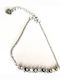 Amalfi Accessories Women's Bracelet with Eye Design in Silver