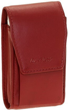 Lavor 1-7044 Дамска Кожена Кутия за Пакет Цигари Червена С Магнитно Закопчаване