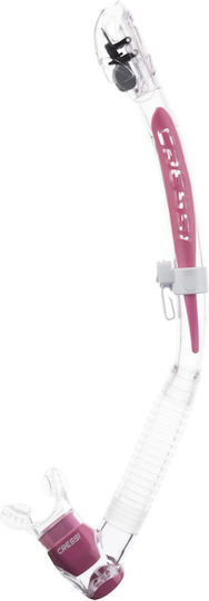Cressi Αναπνευστήρας Itaca Ultra Dry Snorkel Διαφανές Ροζ