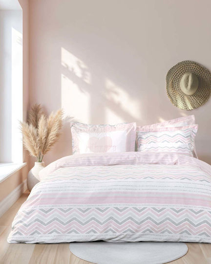 Nima Hamptons Coverlet Single Pink 160x240cm