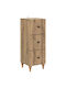 Metal Storage Cabinet L33xW34.5xH90cm