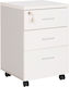 HomeMarkt Desktop Drawer with Lock White