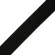 Vostex Nähzubehör Elastisches Innen Polyester Schwarz 2.5cm Meter
