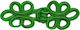 Decorative Fastener for Sewing Green Dimension 8cm x 3cm 1 Piece