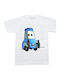 Kinderoberteile T-Shirts Weiß Cars