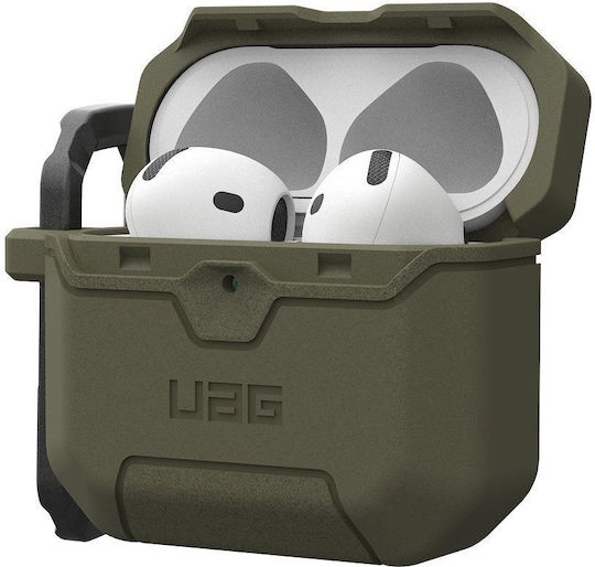 UAG Scout Silicone Case with Hook in Green for Apple AirPods 4