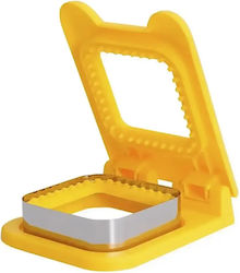 Sandwich Cutters 3 Σχέδια Κίτρινο Τετράγωνο