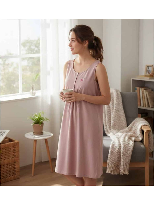 Tress Sommer Baumwollenes Damen Nachthemd Sappi...