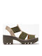 Leather Anatomic Khaki Sandals