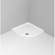 Ceramica Dolomite Halbkreisförmige Porzellan Duschen 90x90cm Weiße