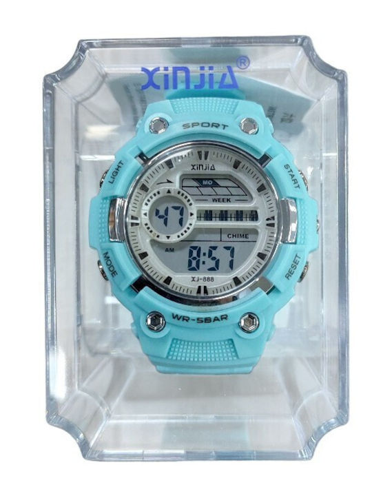 Digital Men's Watch 40mm Battery with Light Blu...