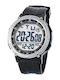 Digital Men's Watch 51mm Battery with Black Rubber Strap