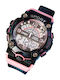 Digital Men's Watch 40mm Battery with Pink Rubber Strap