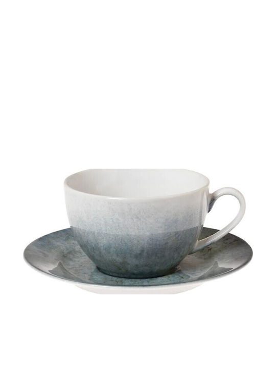 Cryspo Trio Set of Ceramic Tea Cups 230ml 6 Pieces