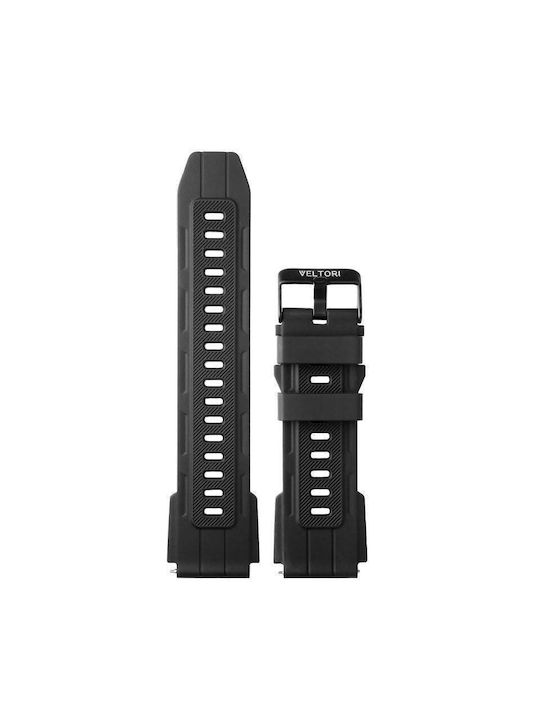 Veltori Silicone Strap Black (Vt130)