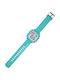 Lasika Digital Men's Watch 45mm Battery with Green Rubber Strap