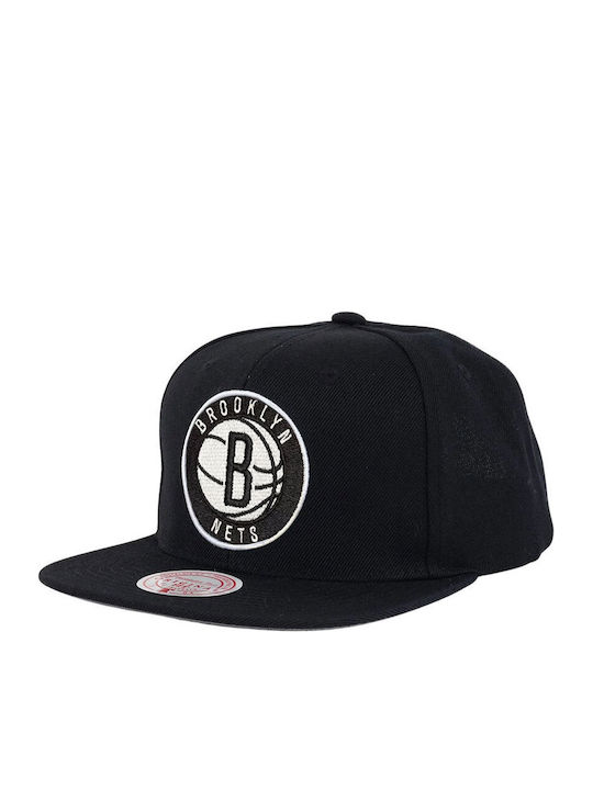 Mitchell & Ness Nba Team Logo Brooklyn Nets Snapback Kappe Schwarz Mitchell & Ness Nba Team Logo Brooklyn Nets Snapback Kappe Schwarz