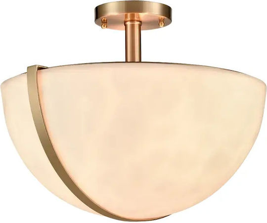 COSMOLight Plafonieră de Tavan 40cm Bronz cu Soclu E27