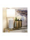 COSMOLight Ceramic Table Lamp for E27 Socket with White Shade and Base