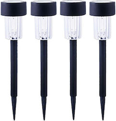 Solar Light Plastic 4.7x30.5cm Led Set of 4 Pieces Solar Light Plastic 4.7x30.5cm Led Set of 4 Pieces