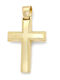 Daskalakis Men's Gold Cross 9K Without Chain