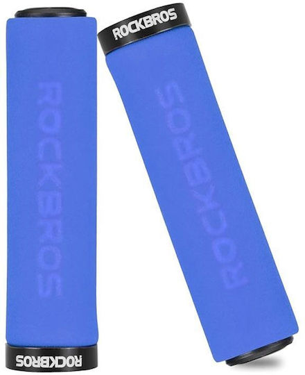 Rockbros Bt1001blbk Гъбени Дръжки За Велосипед Синьо Черно Черно