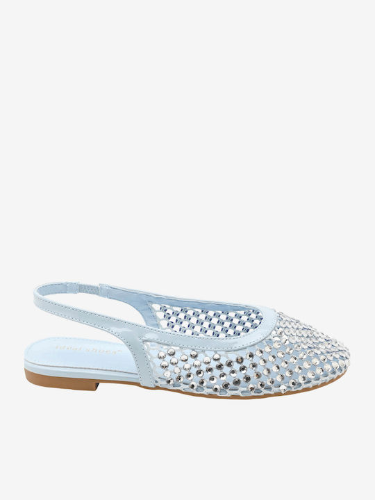 Ideal Shoes Damen Ballerinas Blaue