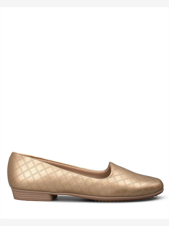 Piccadilly Women's Ballerina Shoes in Gold Colour