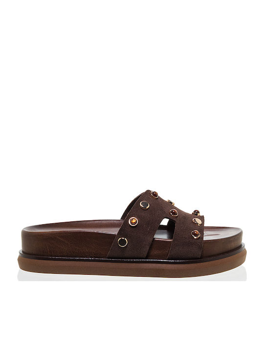 Caryatis Δερμάτινα Γυναικεία Σανδάλια Flatforms...