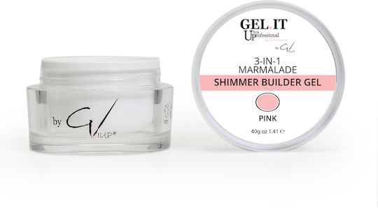 GEL.IT.UP 3-in-1 Builder Nail Gel Pink 40gr