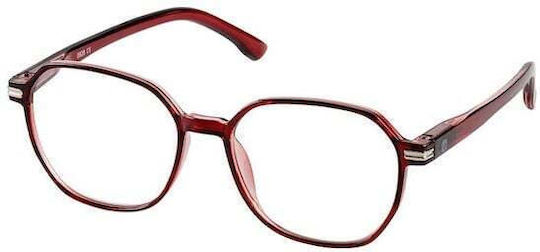 Eyelead Reading Glasses +2.75 in Red Colour 2180187