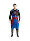 Traditional Cretan Costume Blue Adults Greek Made Mark109 Scarf Without Leggings Without Necklace Shirt