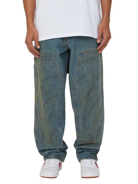 Men's Jeans Pants with Loose Fit Blue