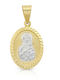 Daskalakis Kinder Amulett Daskalakis Konstantin-Münze Beidseitig aus 9K Gold 56168