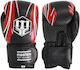 Sport Masters 155-120102 Boxing Gloves Leather for Competition Black