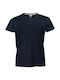 Men's V Neck T-Shirt 155gr Colors Black