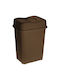 Plastic Waste Bin with Oscillating Lid 16L