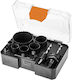 Neo Bi-metal Hole Saws Co8% 19 25 30 35 40 68 Mm 9 Pcs Set
