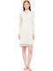 Pink Label Winter Women's Nightgown Champagne