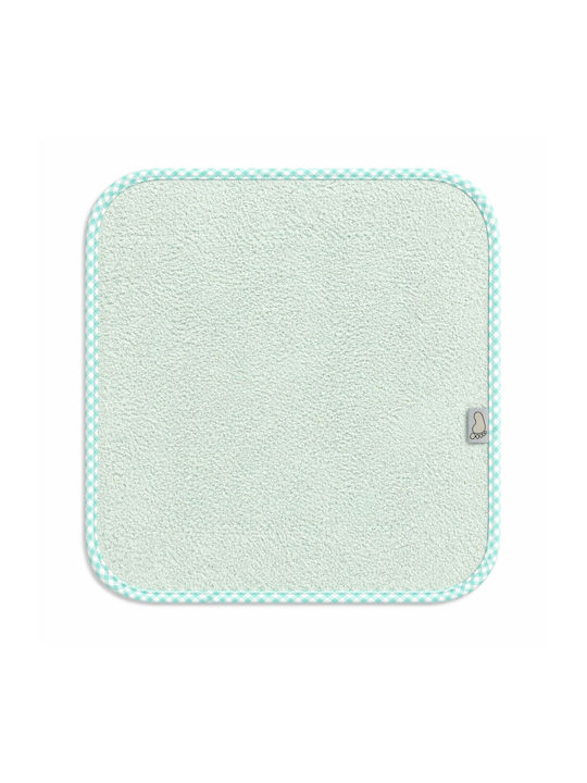 Figlio Bino Umărul Burp Cloth Verde 28x30cm
