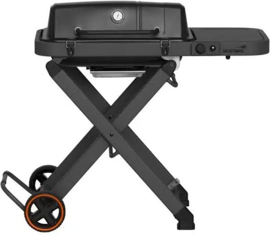 Mustang Gas Grill Fold Trolley Grill Area 60.5x39cm
