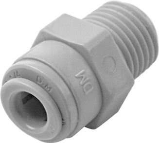 Dmfit Ίσιος Ταχυσύνδεσμος Κούμπωμα 3/8″ Αρσενικό Σπείρωμα 1/4″