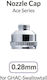 Gaahleri Ανταλλακτικό Nozzle Cap 0.28mm Ghac-swallowtail